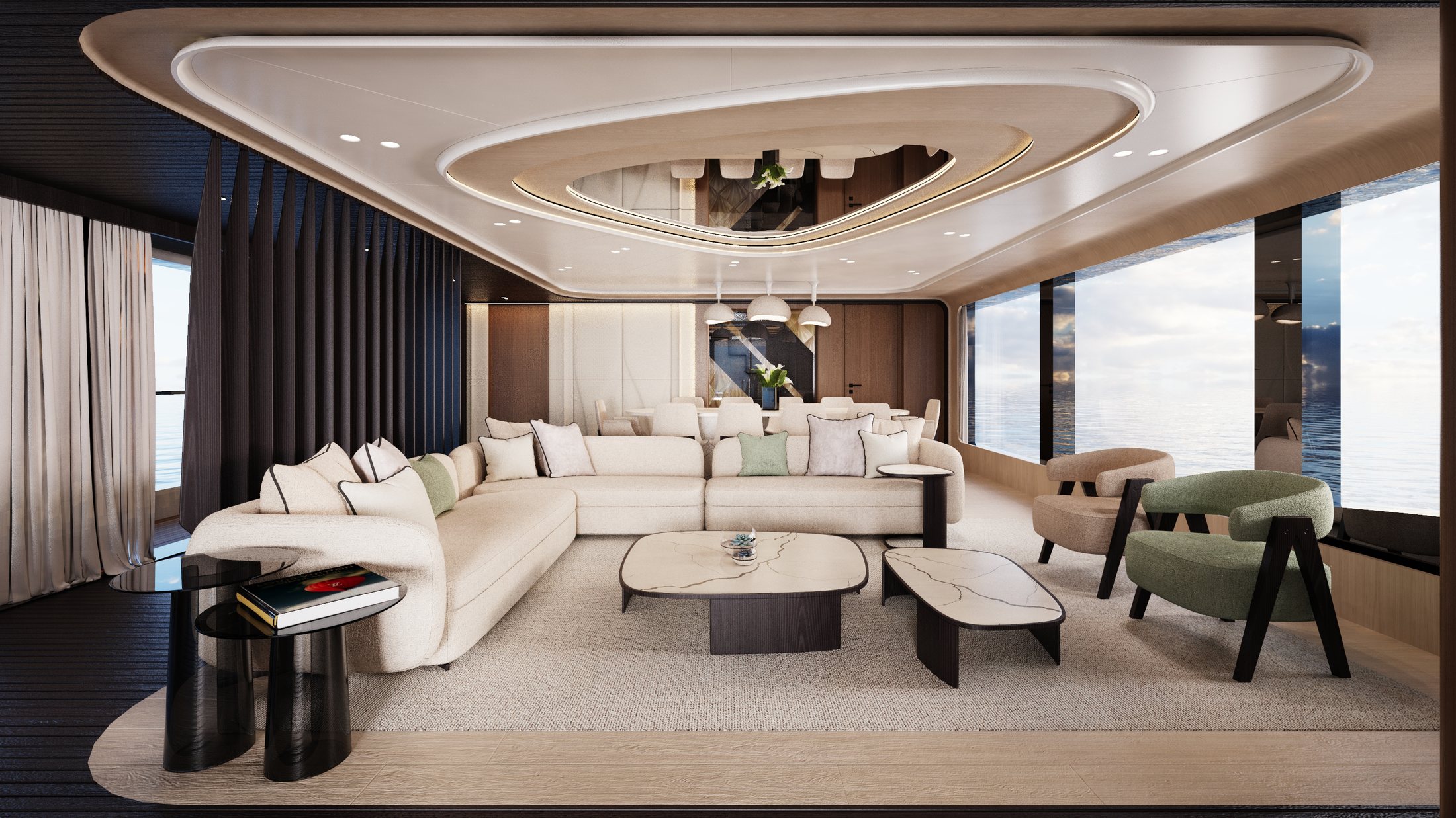 GS.3X Main Salon — Option 3