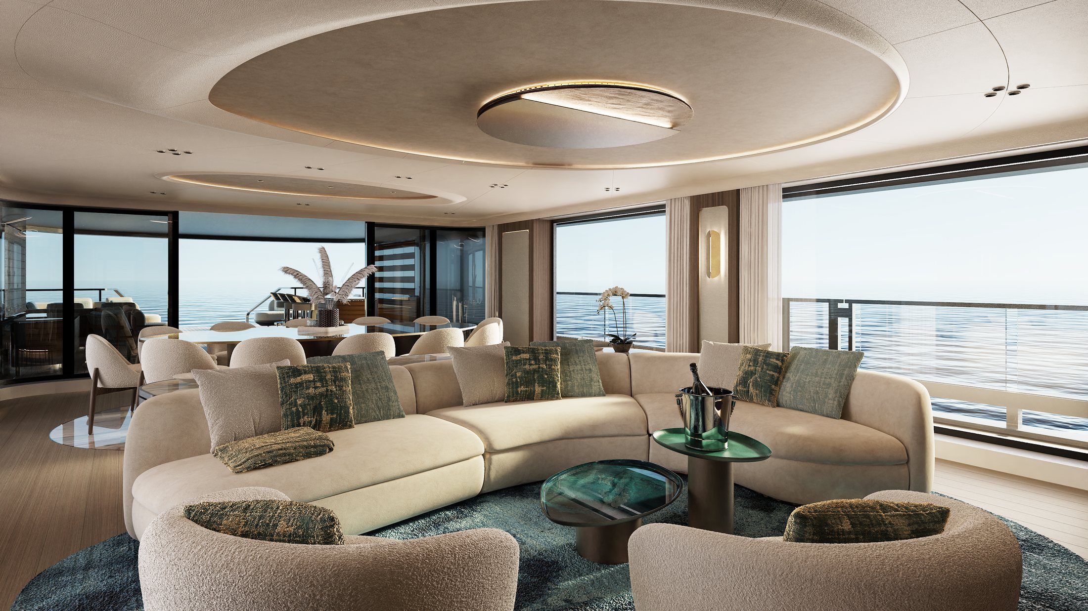 OC.52 Main Salon — Mangusta Oceano