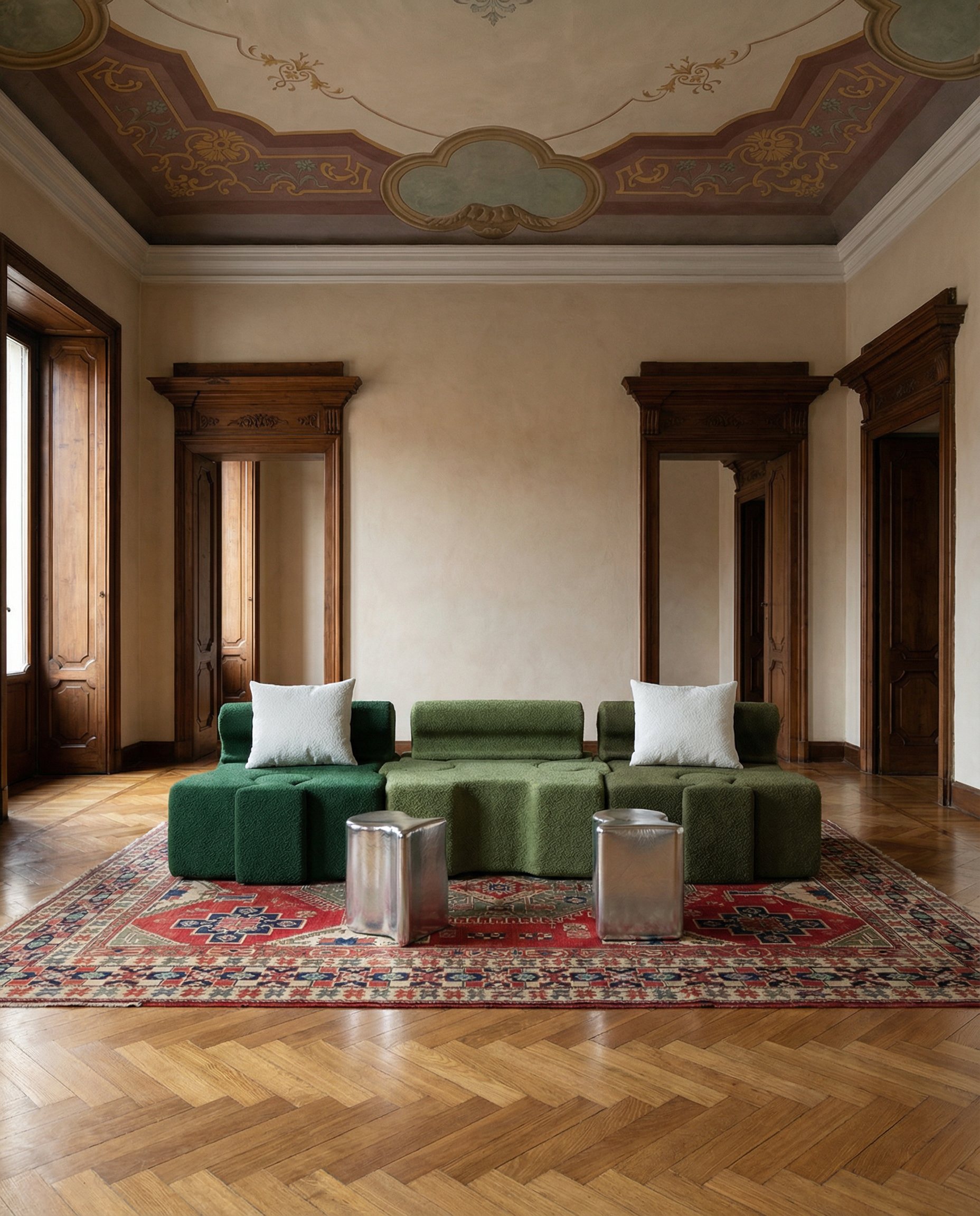 Puzzle Sofa — symmetric lounge