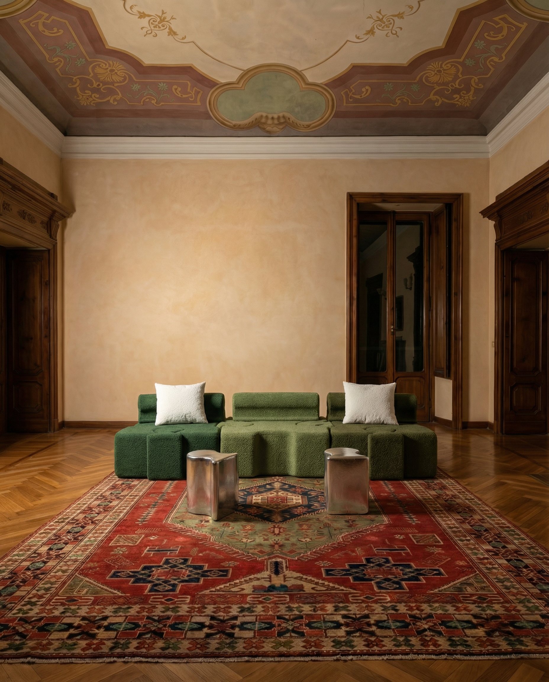 Puzzle Sofa — linear layout